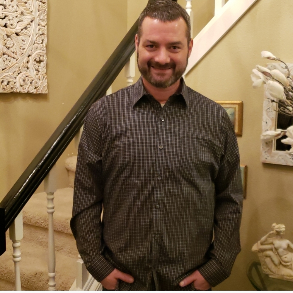 Mens Button Up Dress Shirt